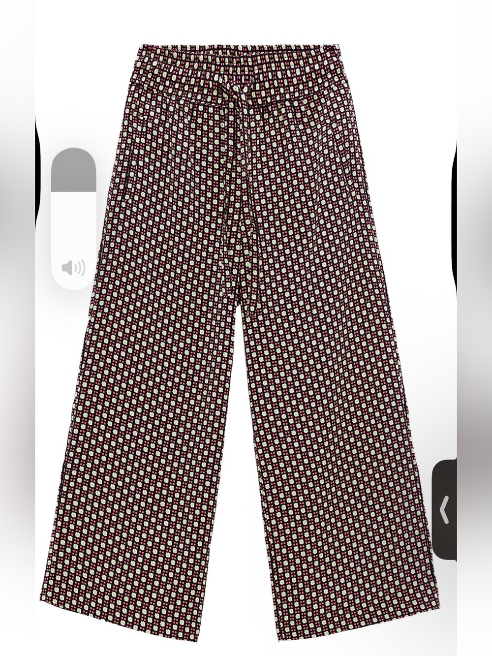 Zara flowy tie pants